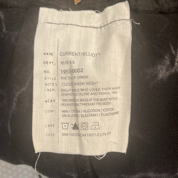 EUC Current/Elliot- The Tulip Strapless dress EUC. Size US 8 - Picture 6 of 8